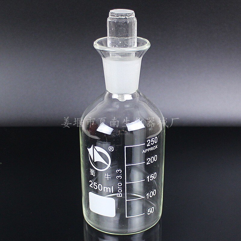 1 pc/250 ml Glas Riolering Fles, Glas Opgeloste Zuurstof Fles