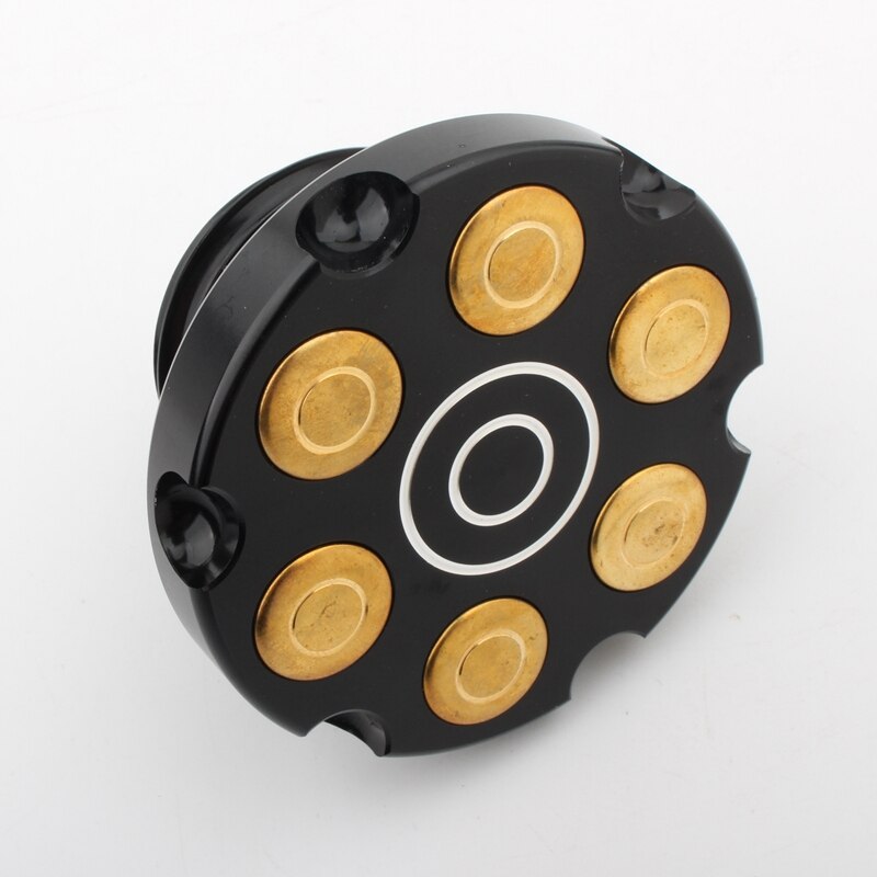 Tapa de aceite decorativa para tanque de gasolina negro para motocicleta Sportster XL 1200 883 X48