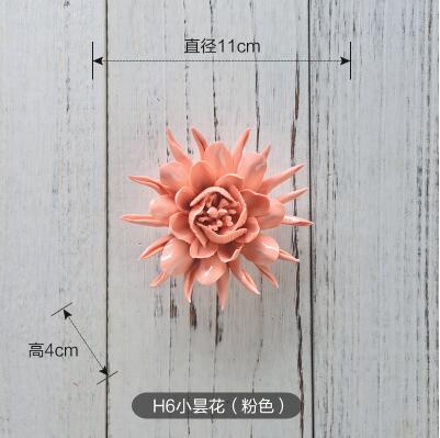 Væg blomsterfad boligindretning vintage håndværk epiphyllum dekorativ porcelæn dekorativ tallerken håndværk værelse dekoration figur: C