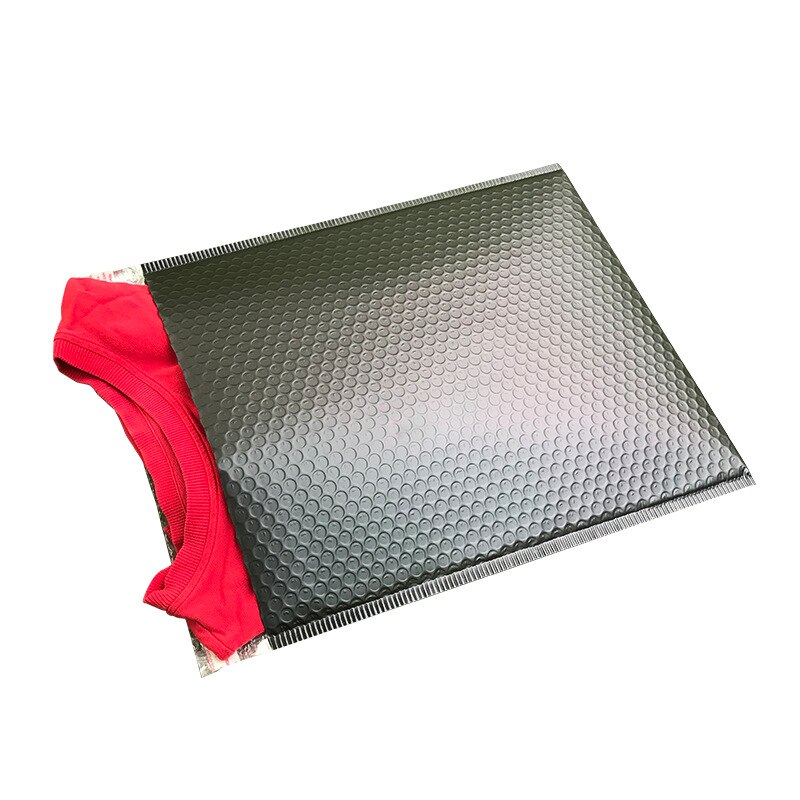 Matte Black Waterproof Self Seal Bubble Mailer Padded Envelope Mailing Packaging Courier Bags for Phone Book Clothing