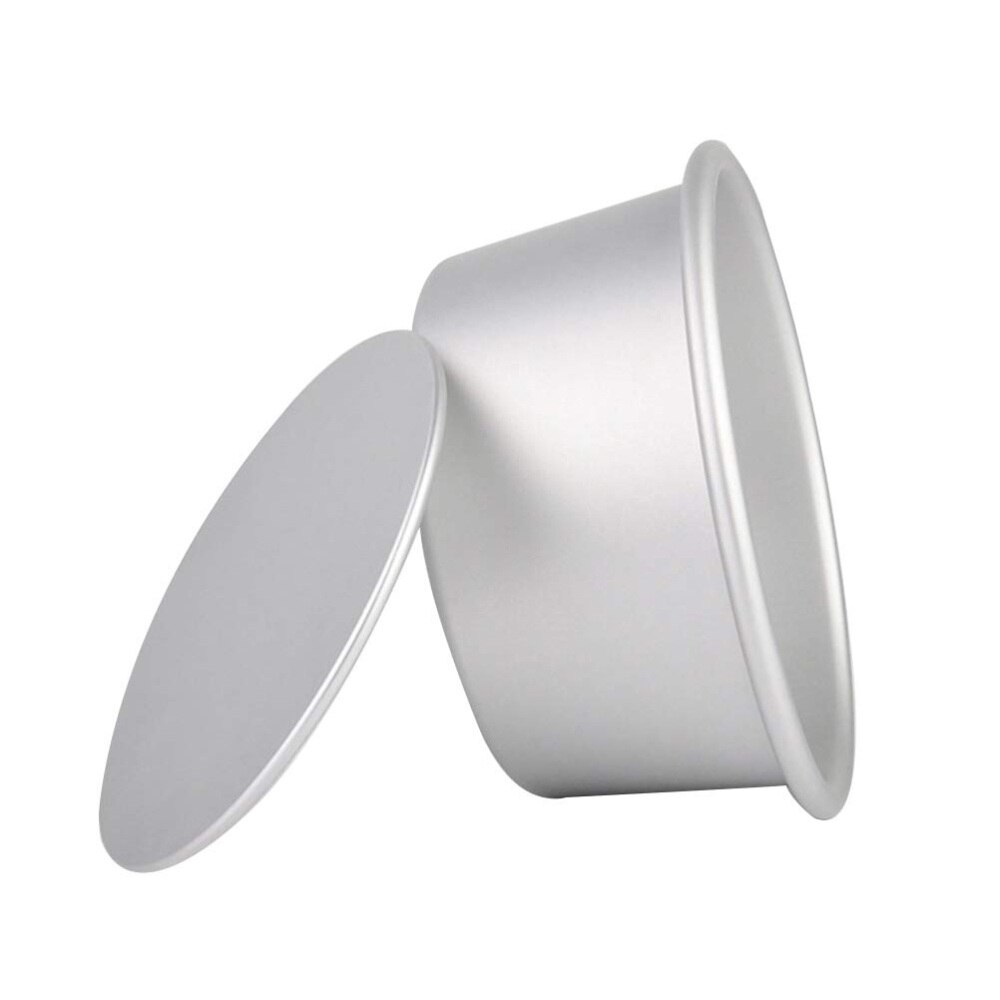 2 stuks bakvorm van legering, bakvorm, cakevorm voor thuis, restaurant, hotel,  (8 inch (  + 6 inch, zilver)