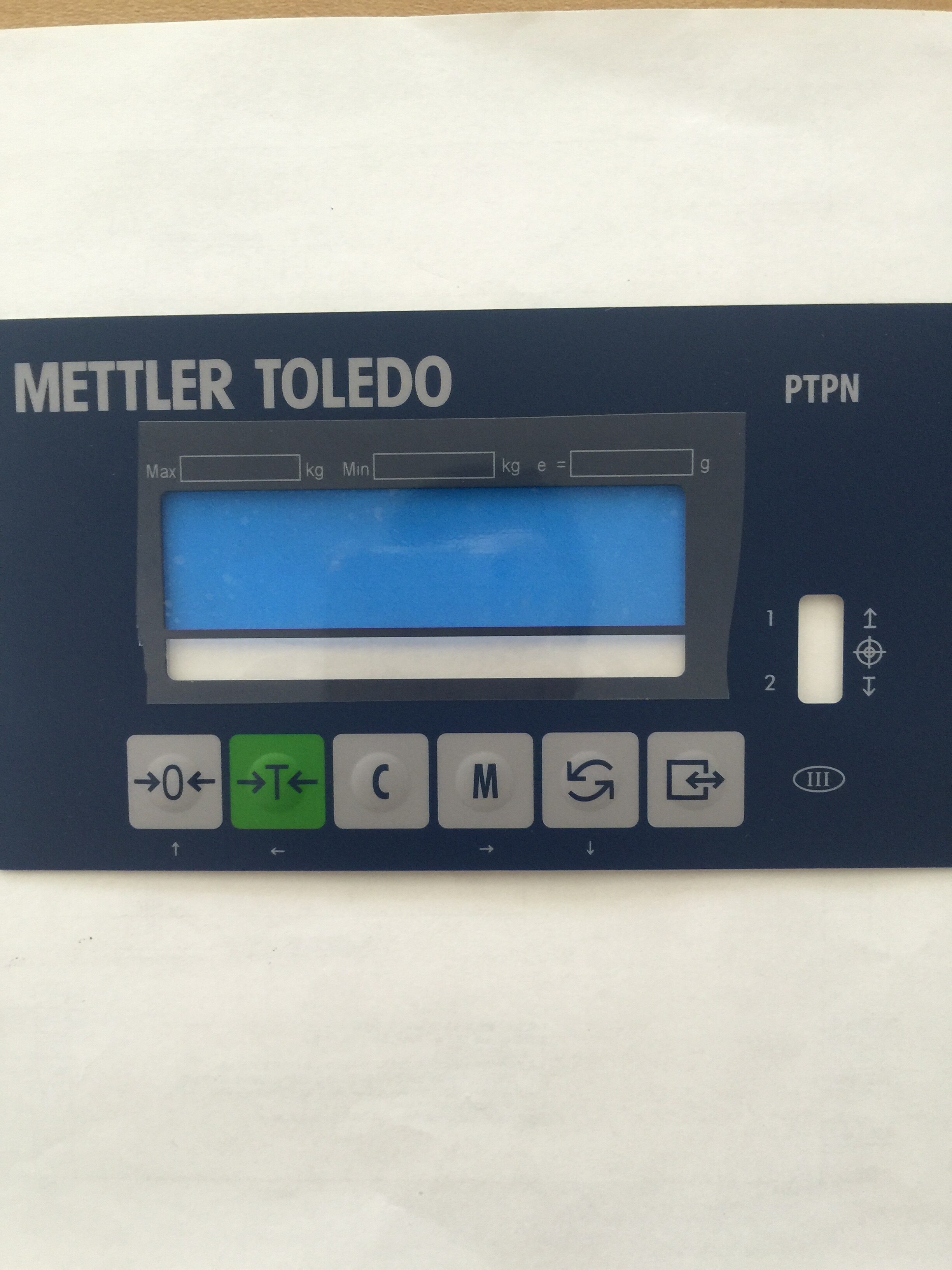 IND320L XK3123 XK3123-3000 PANTHER METTLER TOLEDO Weighing Indicator Replacement touch keypad