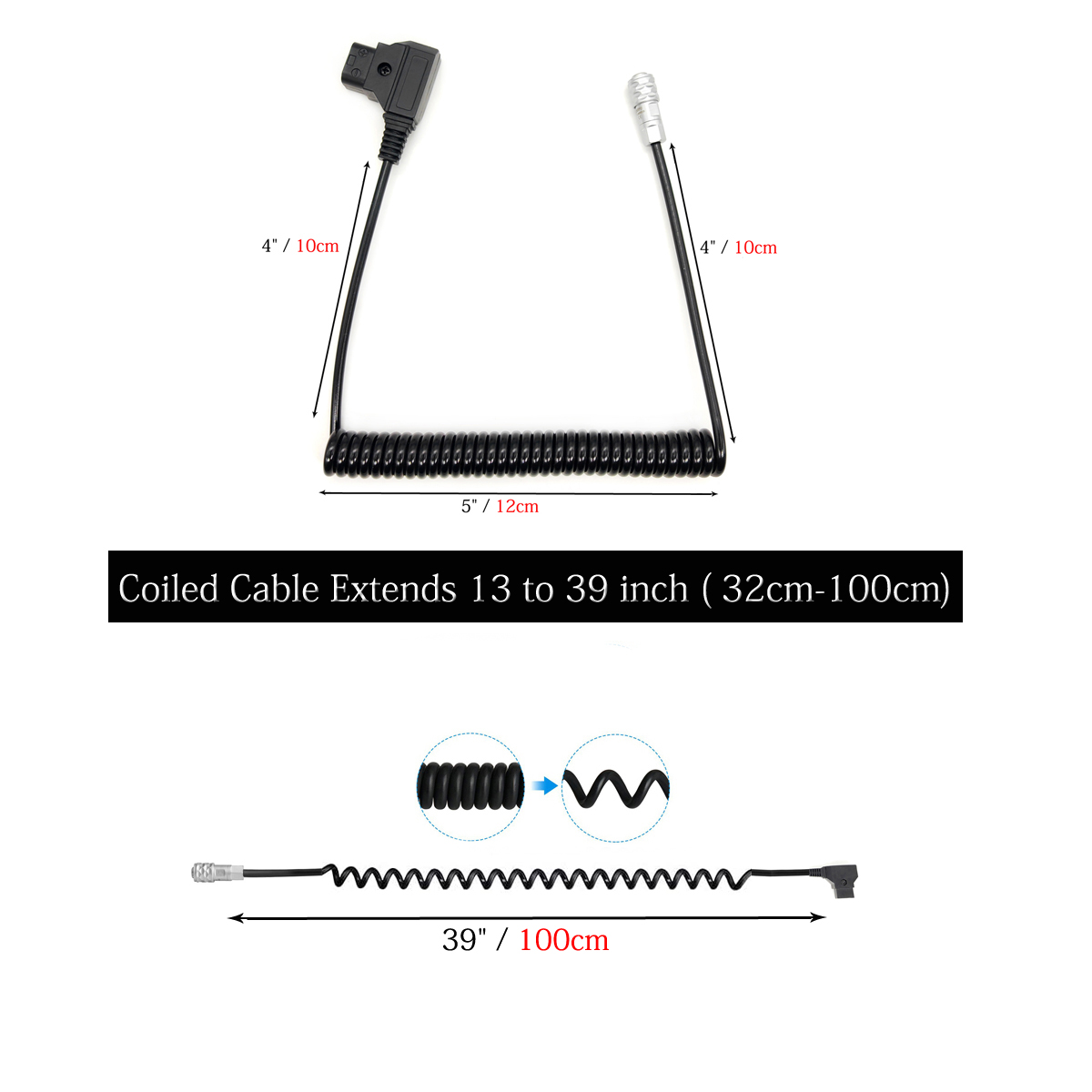 Bmpcc 4k 6k pro blackmagic lommebiografkamera strømkabel, anton bauer d-tap til weipu  sf6 2- bens hun bmpcc 4k bmpcc 6k: Lavendel / 10p