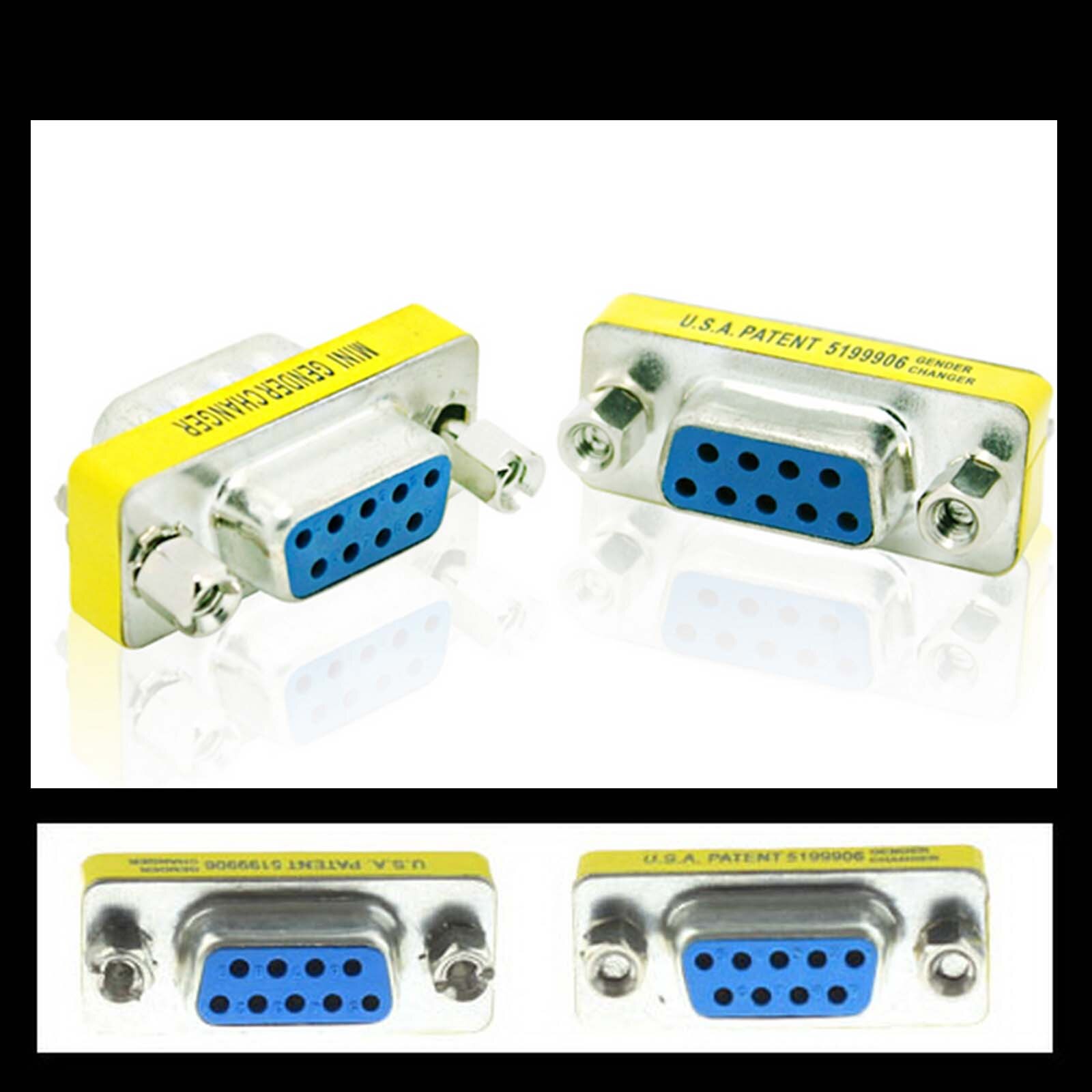 CDL Micro RS-232 DB9 Femmina A DB25 25 Pin Femmina A Adattatore Di Genere - Foto 11