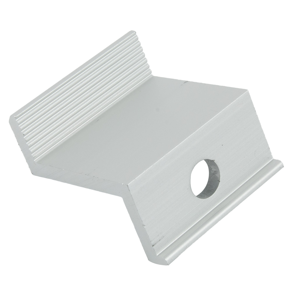 10 Stück Solarpanel-Montagehalterungen, Aluminium-PV-Endklemme, Z-Halterung, Solar--Photovoltaik-Zubehör, 30 mm/35 mm/40 mm/45 mm