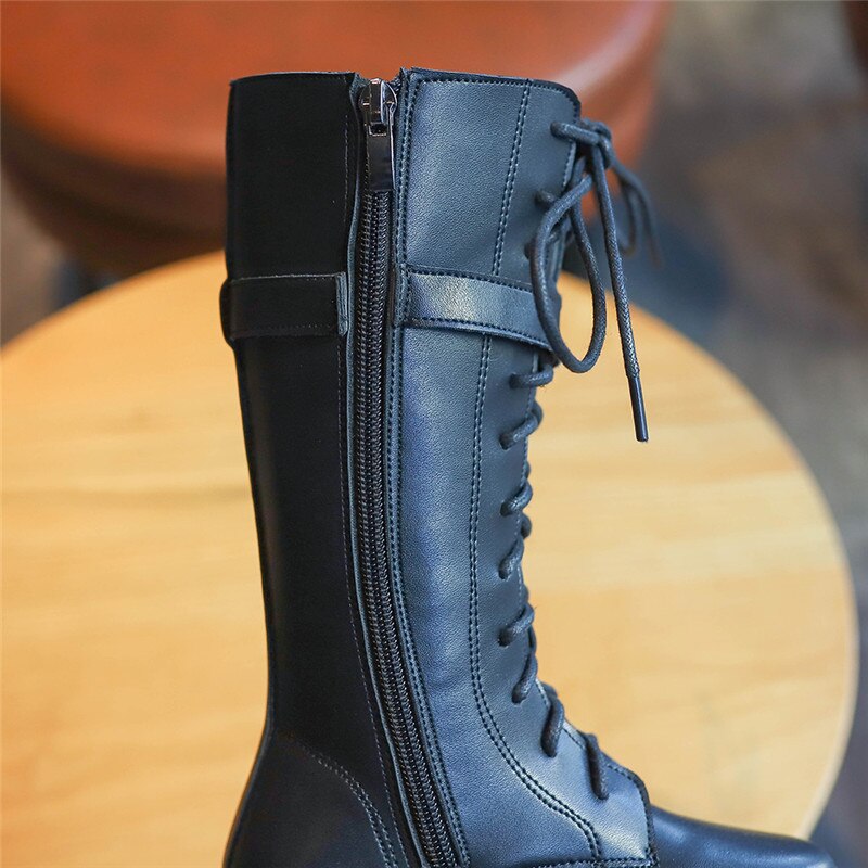 Winter Mädchen Stiefel Leder Schuhe Knie-hohe Spitze hoch Lange Stiefel Anti-Unterhose freundlicher Kleinkind Mädchen Stiefel größe 26-36 SZ158