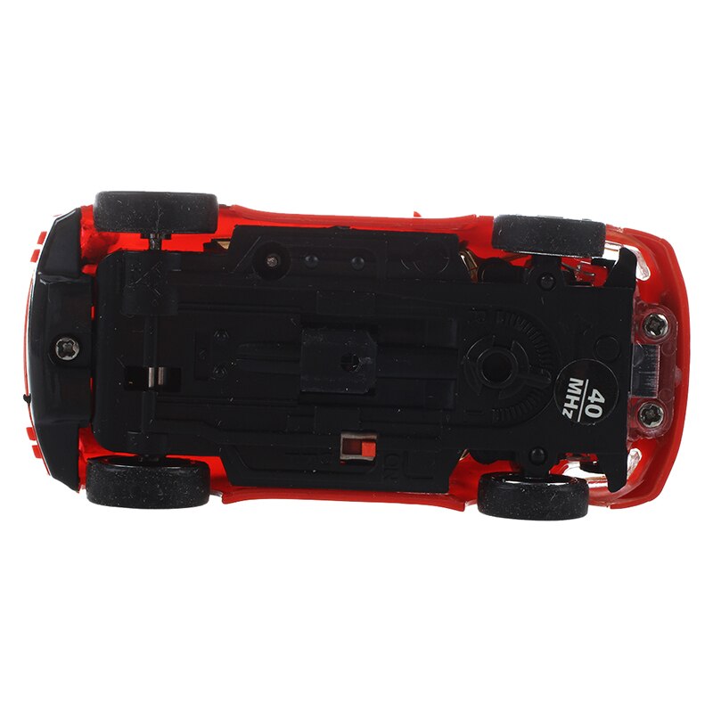 MINI MICRO RC CAR Radio Controlled 1:58 CAN BOX SERIAL SHEN QI WEI red yellow: Default Title