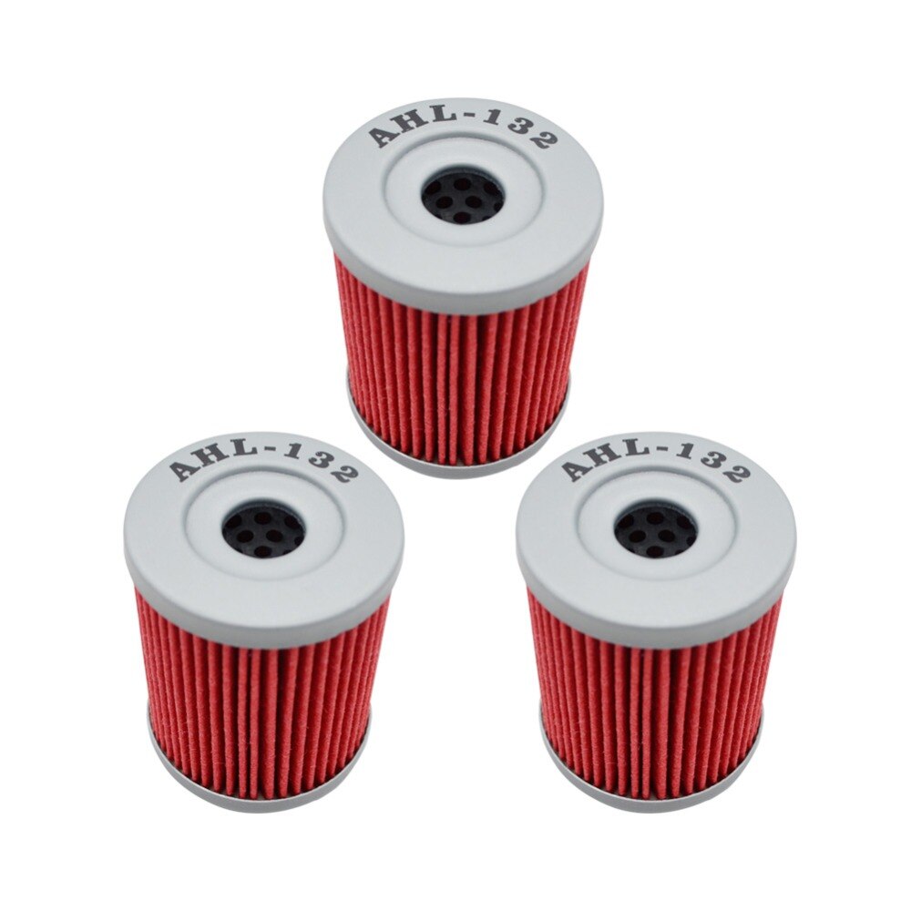 3 uds. De filtro de aceite para SUZUKI AN250 Burgman 250 DR125 1999 DR 2007 SE Raider DR 1997 DR200 125