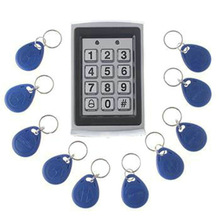 RFID Card Metal Case Keypad 125khz Proximity Card Entry Lock Door Access Control System Waterproof Wiegand Input
