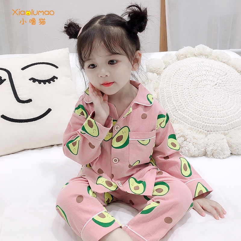 Pajamas kids Baby pajamas cotton children's clothing from 2 to 7 years old cotton autumn pajamas set 3-8Y clothing
