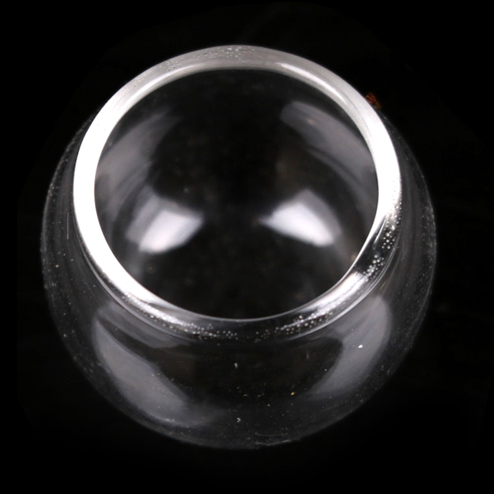 Miniatur Spielzeug Haustier Puppe Haus Dekor Zubehör 1Stck Mini spielzeug 1:12 Puppenhaus EINE Glas Schüssel Für Aquarium