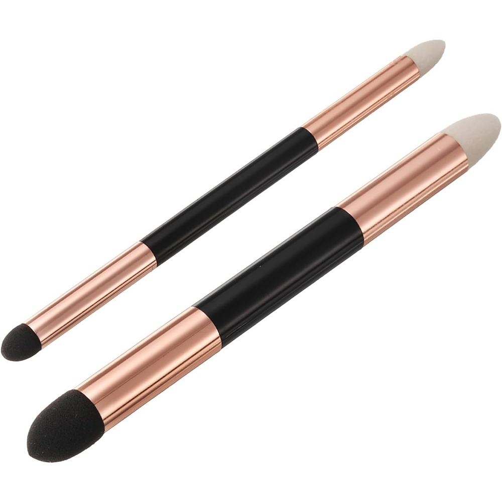 Artist Blending Sponge Pen, 2 Pcs Double Headed Reusable Rubbing Sponge Sketch Pen Brush Drawing Art Blenders for Sketching: light yellow