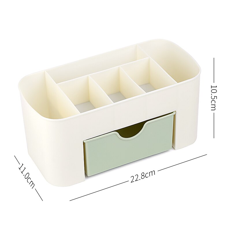 Caixa organizadora de maquiagem, grande capacidade de armazenamento de cosméticos, caixa de maquiagem, organizador de gaveta, recipiente de casa, telefone móvel, artigos diversos