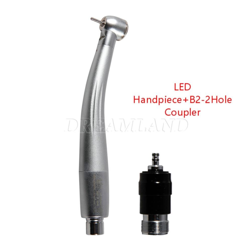NSK Style Dental High Speed Big Head LED E-Generator /Non-LED Handpiece & Quick Coupler 4 Hole CHINA: LED 2H Coupler