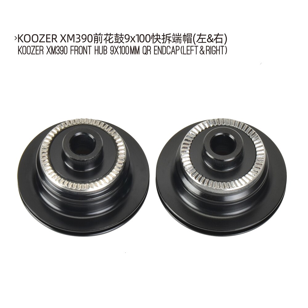 Koozer MTB Hub Tool-free Endcap For XM390 Repair Parts 9x100 QR 10x135mm 15x100 TA 12x142 141 12x148 Boost THR Converter Adapter: Front QR pair