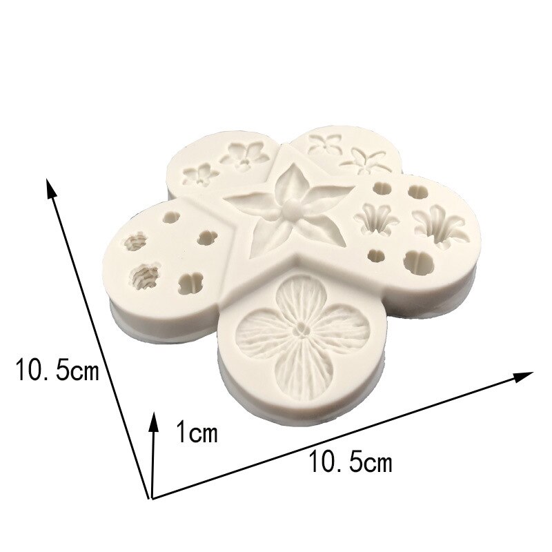 Aouke Bloem Pro Ultimate Filler Siliconen Decorating Mallen Cake Silicone Mold Sugarpaste Chocolade Gumpaste Mal van Klei