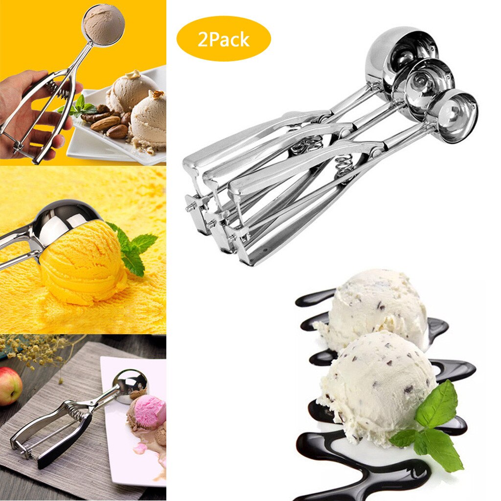 IJslepel Roestvrij Staal Fruit En Groente Lepels Tool Keuken Gadget Koffie 9 Maten (Maat: 6,8 cm IJslepel Roestvrij Staal Fruit En Groente Lepels Tool Keuken Gadget Koffie 9 Maten (Maat: 6,8 cm