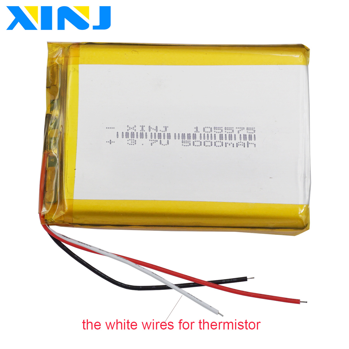 3.7V 5000mAh 18.5Wh Li-Polymer Li Lipo Battery NTC 3 Wires Thermistor For GPS Power Bank E-Book PAD MID PSP DIY Tablet PC 105575