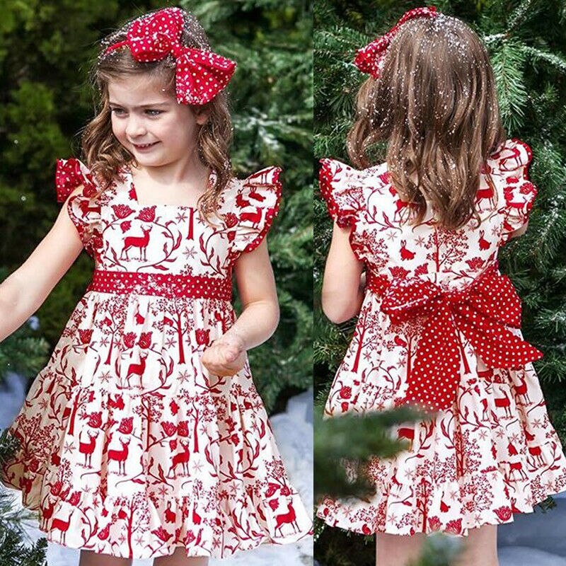 Kleidungen mit Weihnachten Thema fur Madchen weihnachten Kleinkind freundlicher Baby Mädchen Kl – Grandado