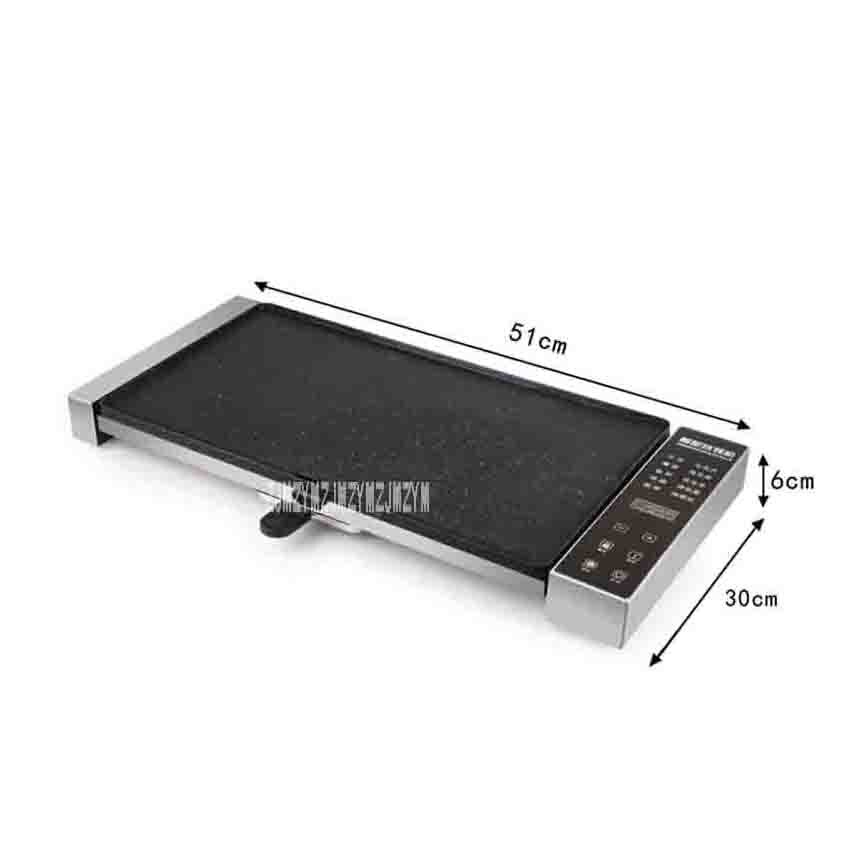 Gril électrique JP-05 ménage sans fumée poêle antiadhésive Teppanyaki Barbecue Machine 220V 1500W pour 3-5 personnes