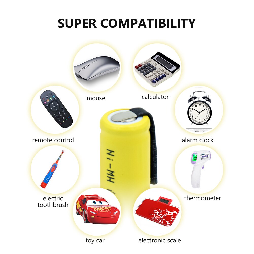 Ni-mh aaa batteri 1.2v 1000 mah genopladelige batterier strøm høj afladningsstrøm bateria + diy nicke til  mp3 tastatur