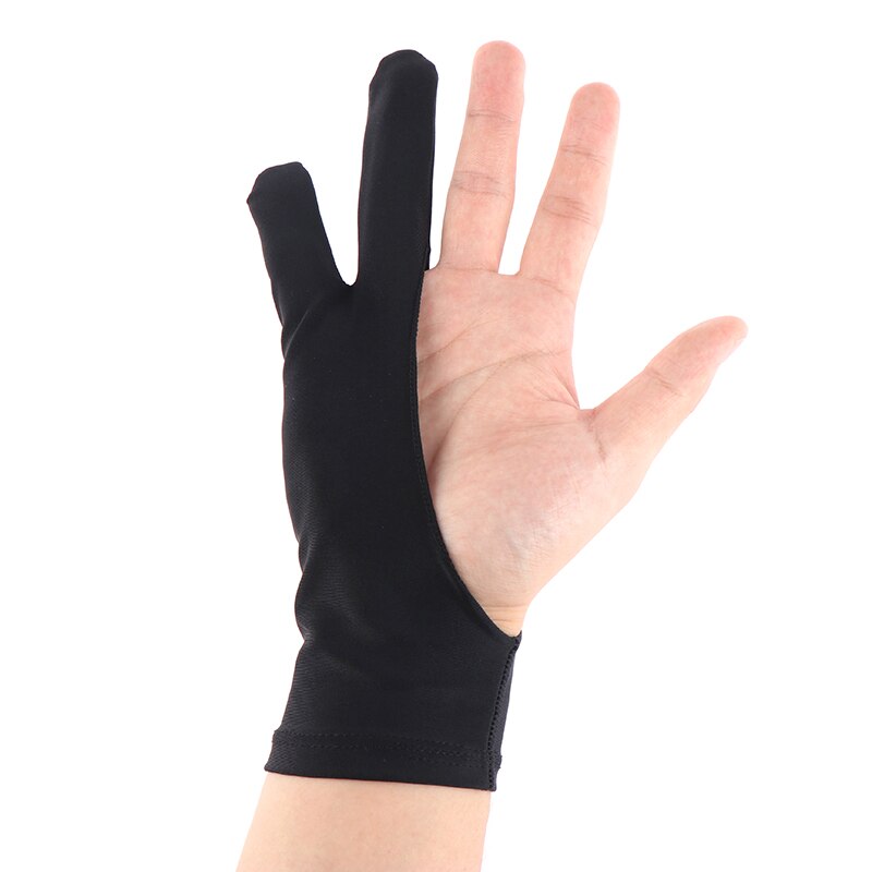 2 Pcs Finger Anti-fouling Gloves For Artist Drawing & Pen Graphic Tablet Pad