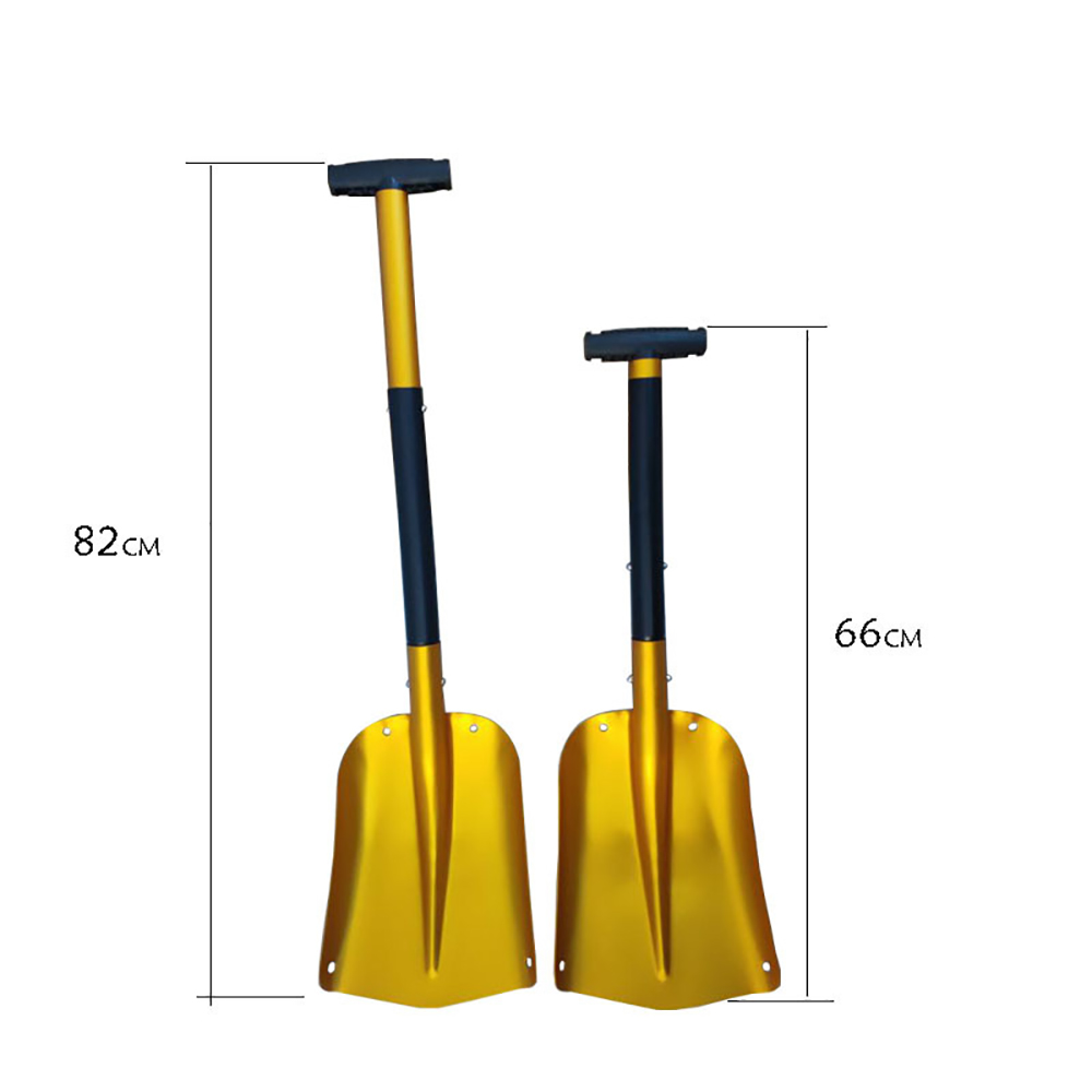 Outdoor Tuinieren Planten Schop Lange Telescopische Aluminium Auto Multifunctionele Draagbare Afneembare Combinatie Sneeuw Schop