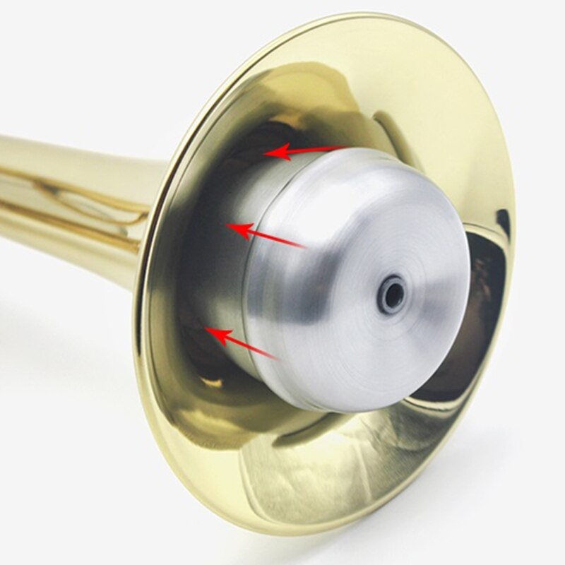Trompette légère et silencieuse en alliage d&#39;aluminium, accessoire pour Instrument de musique