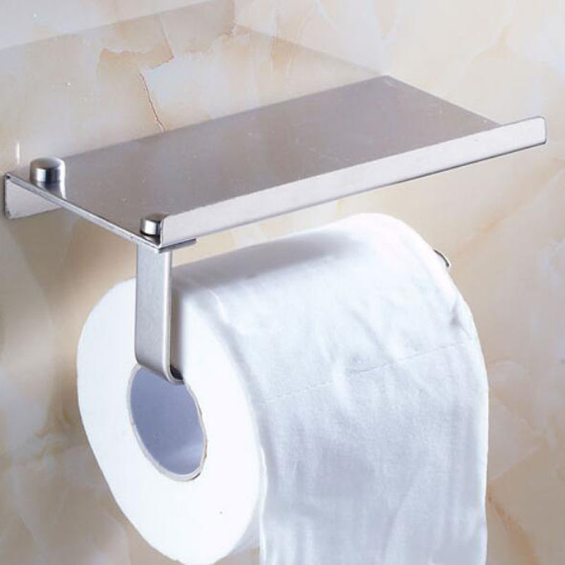 Badkamer Toiletrolhouder Tissue Dispenser Handdoekenrek Gepolijst Chroom