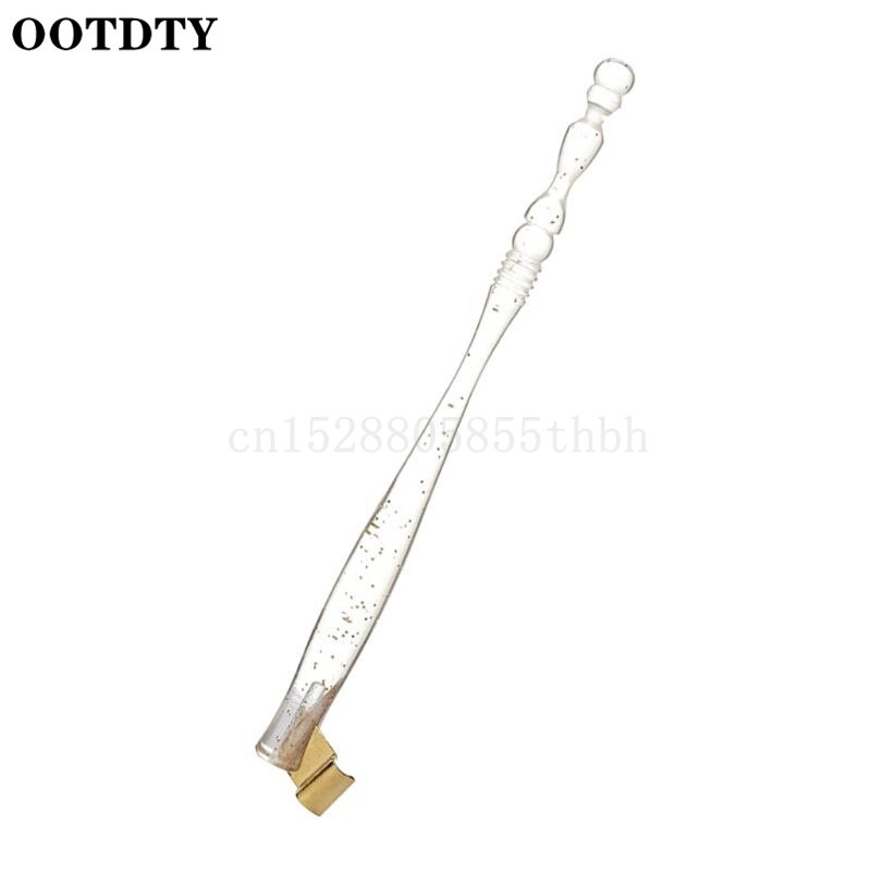 Antique English Oblique Calligraphy Dip Pen Nib Holder Handwriting Handmade Copper Scrip Fountain Pen: E