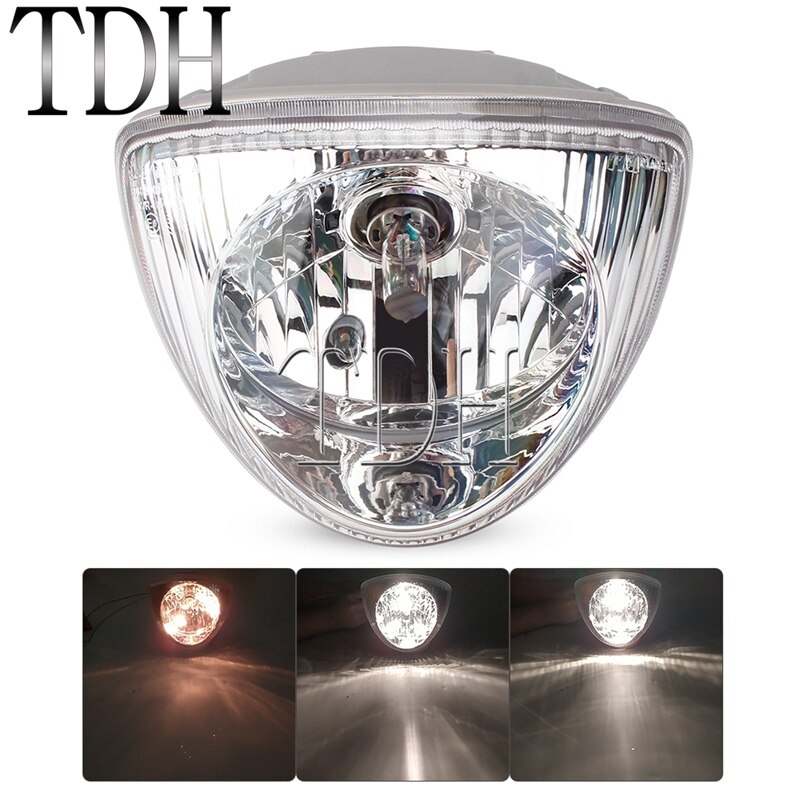 Clear Front Headlight Lamp Bulb Head Light Scooter for Fly 50 2T 4T 100 125 4T Euro 3 150 4T Euro 3 Liberty 50 125