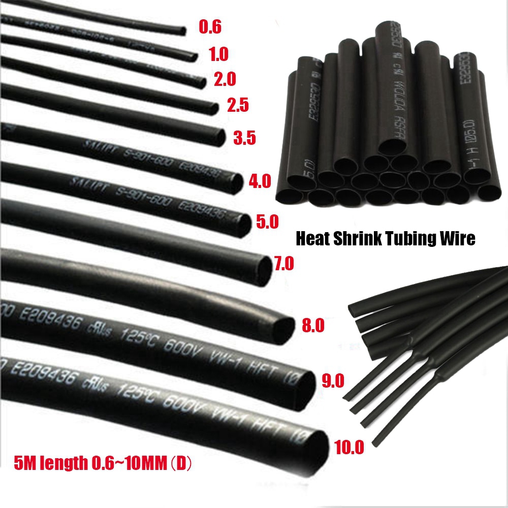 Termoretractil tubo Schrumpf einstellen Kabel Hülse Schrumpf Schläuche Rohr Gewickelt Geflochtene Sleeving Kabel Thermo Versenkbare