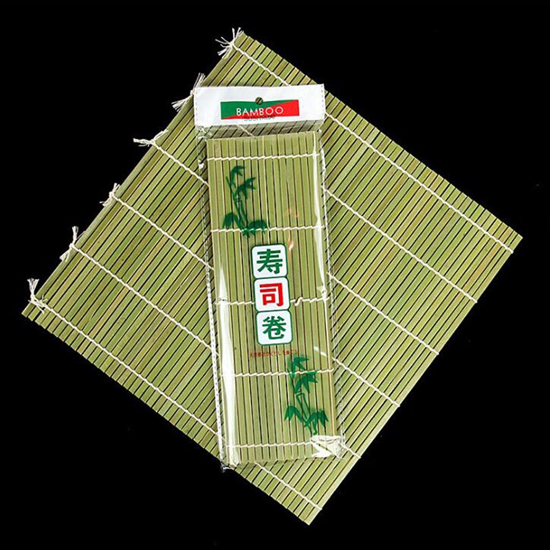 DIY Bamboo Sushi Maker Tools Roller Bamboo Rolling Mats Set Roll Handmake Bamboo Sushi Mat Making Kit Mold