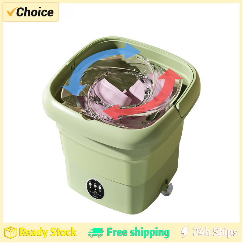 Opvouwbare wasmachine-emmer voor kleding, sokken, ondergoed, schoonmaakmachine, draagbare kleine reiswasmachine, EU/US/UK-stekker