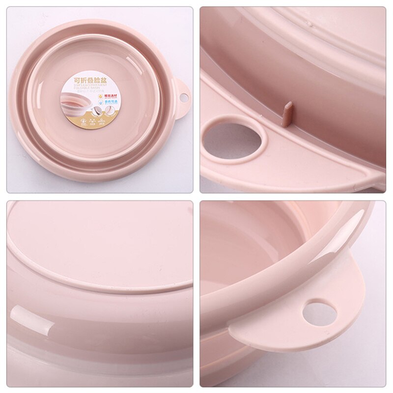 Outdoor Portable Folding Foot bath Basin Foldable Plastic Bucket Travel Washbasin Camping Kitchen Household Items Barrels