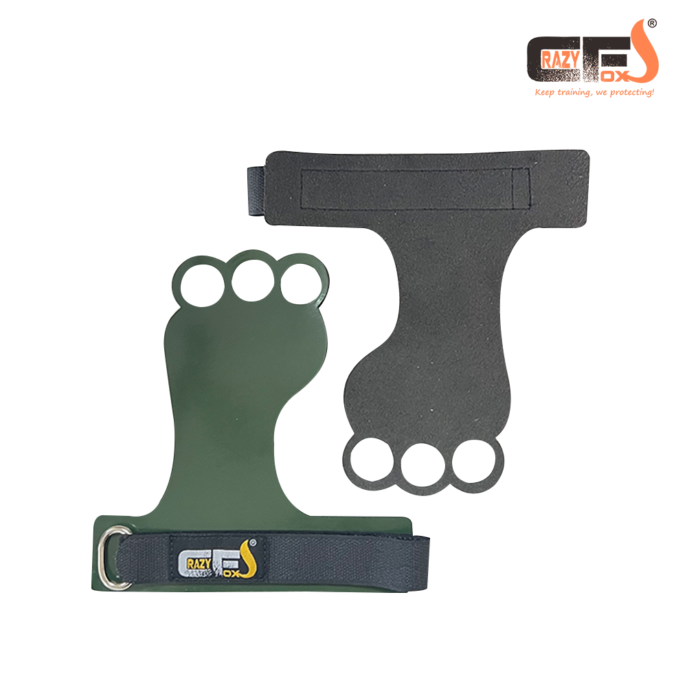 Gants d'haltérophilie pour haltères, poignées de gymnastique, entraînement côtelé, musculation, fitness en surpoids, Kettlebel: vert militaire / XL