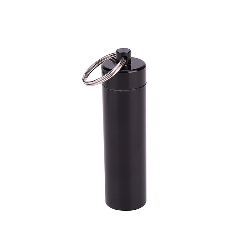 Mode Draagbare 1 stks Aluminium Metal Pocket Tandenstoker Houder met Sleutelhanger Reizen Sleutelhanger Tandenstoker Box