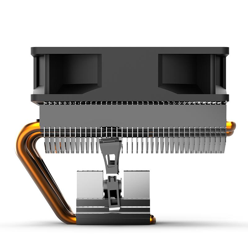 Copper Tubes Fans CPU Cooler LED CPU Cooling Fan PWM Silent CPU Cooler LGA/115X/775/AMD 3Pin PC CPU Cooling Radiator R20