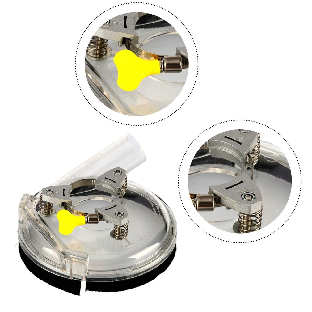 Dust Shroud Dry Grinding Kit Dust Cover For Angle Grinder Hand Grinder Power Tool Accessories Clear Vacuum Dust Cover