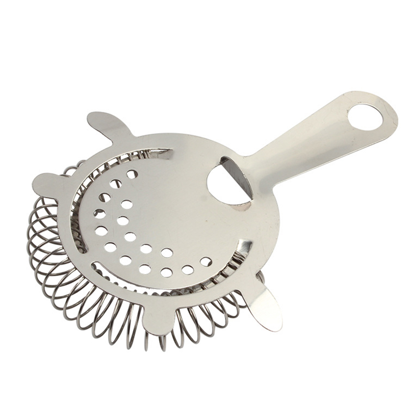 4-Prong Bar Strainer Stainless Steel Cocktail Strainer Bar Accessories for Bartenders and Mixologists