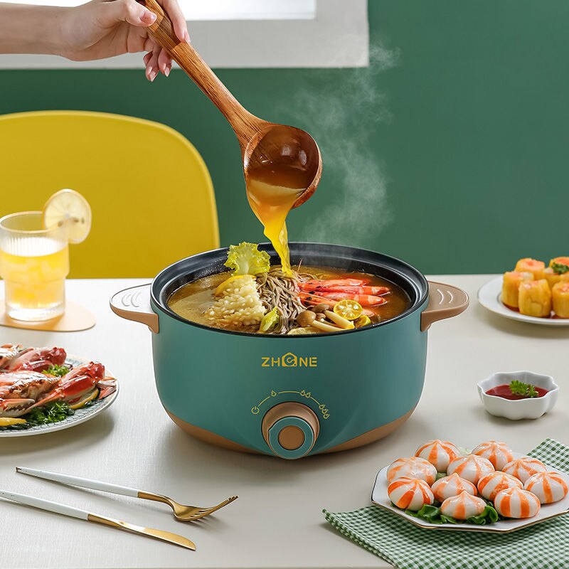 Multifunctional electric cooking pot all-in-one non-stick pot household electric pot frying pan dormitory small electric pot