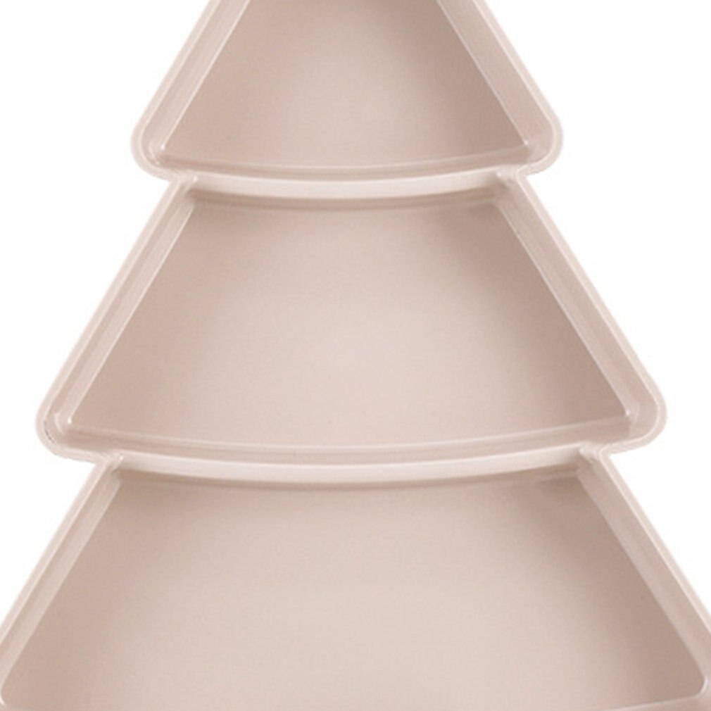 Kleine baum fach getrocknete obst platte Kreative Weihnachten Baum Trockenen Früchte Kunststoff Platten Gerichte Schüssel Tablett Hause