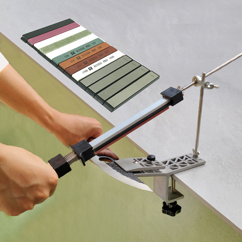 Sharpener Improved Fixed Angle Sharpener Knife Sharpener Sharpening System White Corundum Oil Stone GT