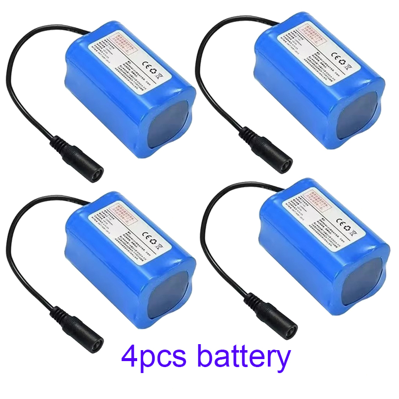 100% 7.4V 12000mAh 21700 Li-ion Battery For T188 T888 -5 V007 C18 H18 RC Fishing Bait Boat accessories