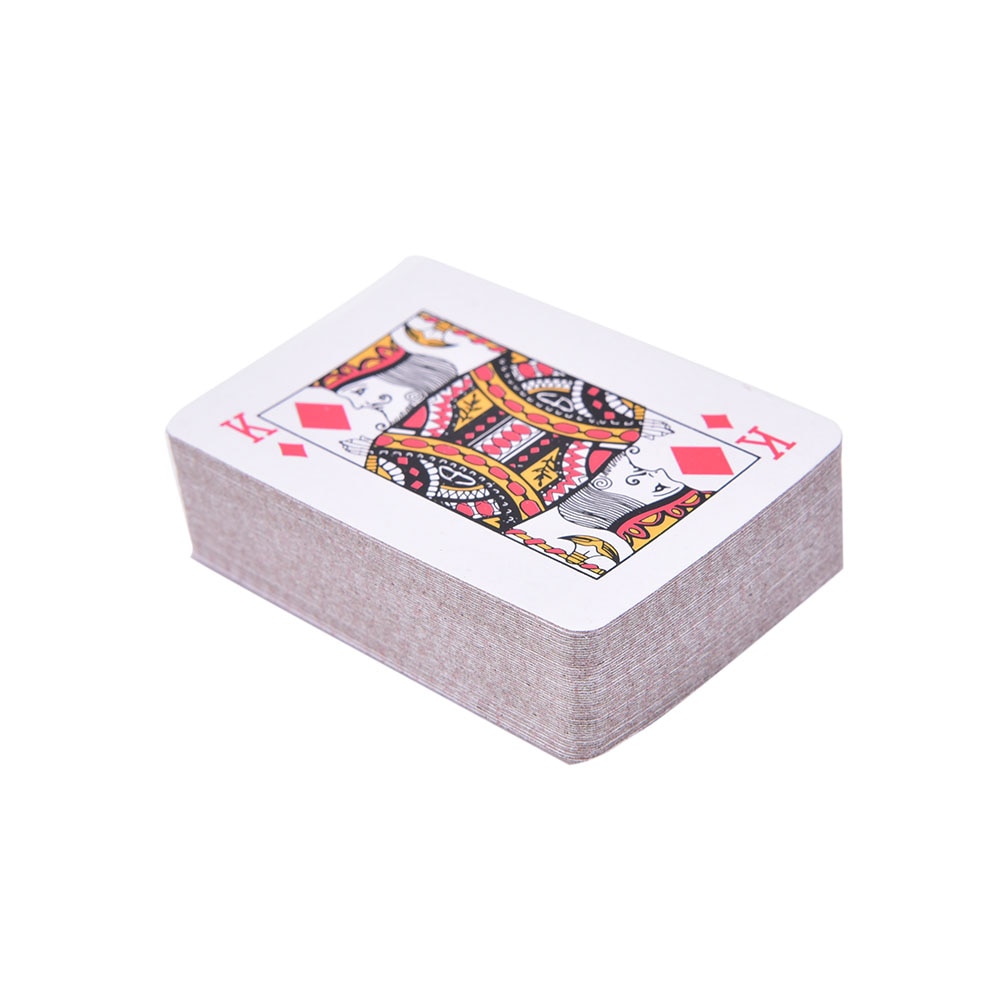 Bærbare mini spillekort lille poker interessant spillekort brætspil udenfor udendørs rejse mini størrelse poker 5.5*4cm