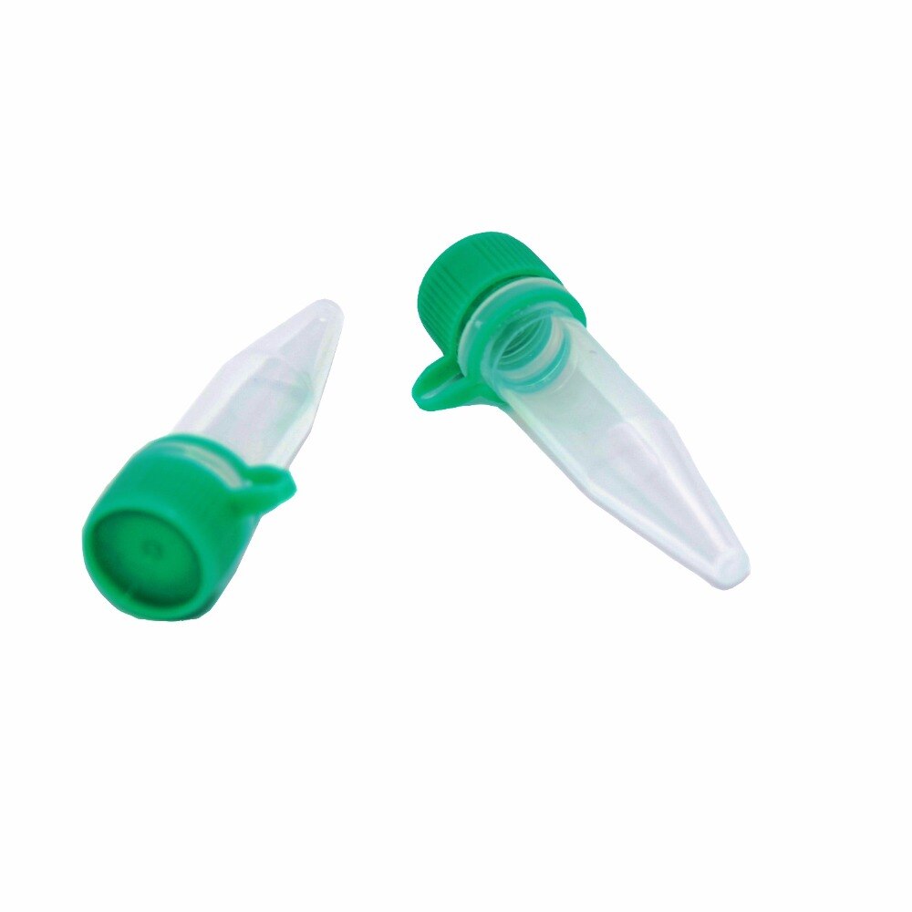 100pcs 2ml Conical Micro Centrifuge Tubes With Caps - Clear Plastic Test Vials