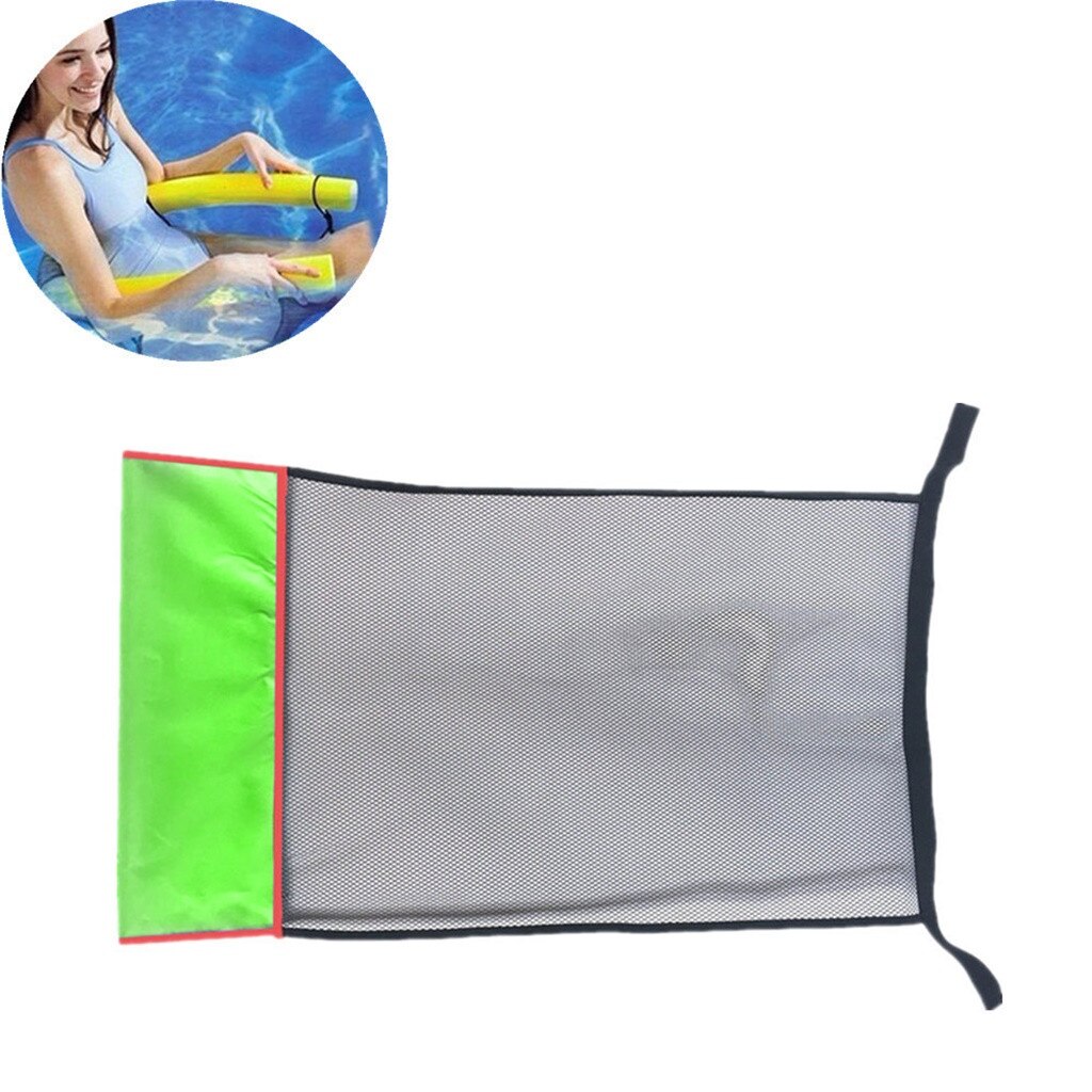 Rede de cadeira de macarrão de piscina, acessórios flutuantes para assento da cama, cadeirinha para natação, resistente de peso leve e seguro