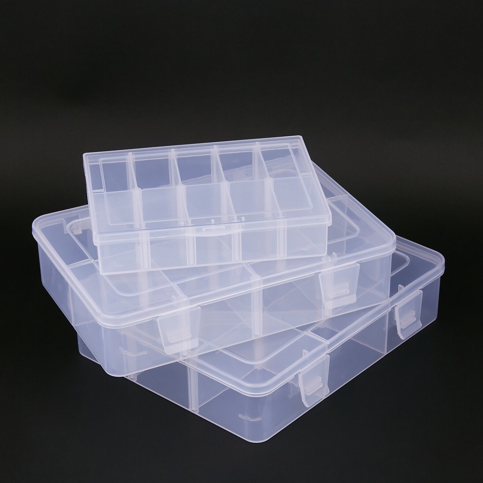 Adjustable Organizer Grids Storage Container Compartment Plastic Storage Box Component Screw Holder Case Display Container