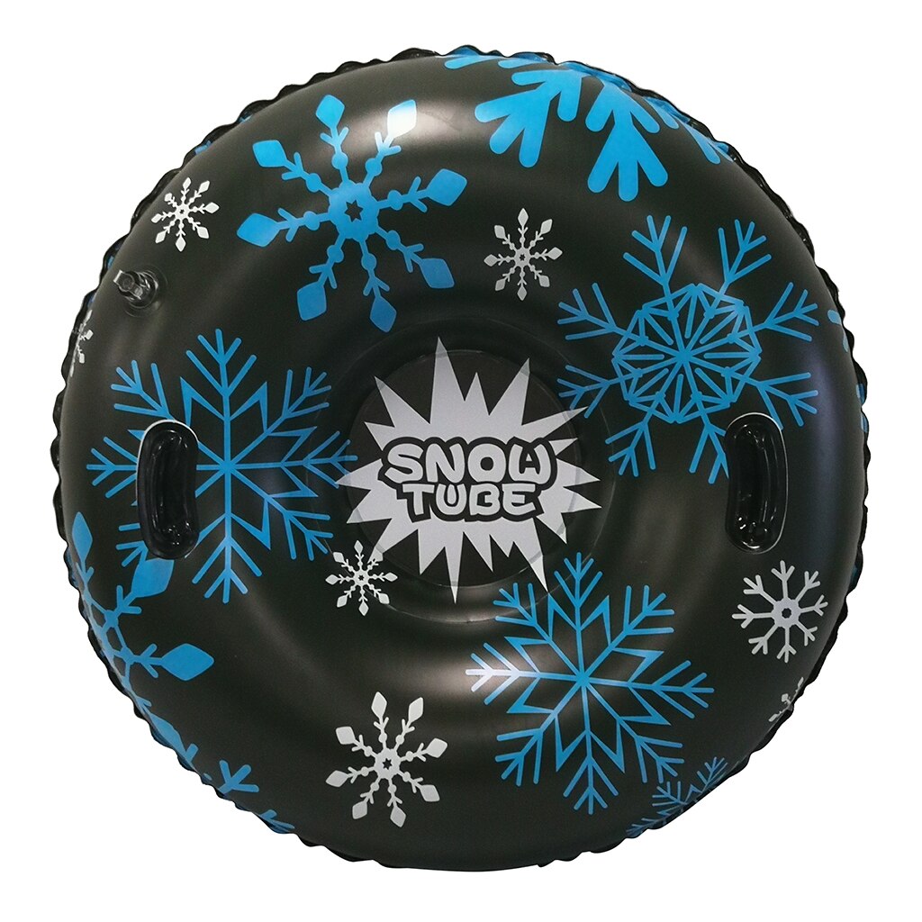 120Cm Sneeuw Buis Duurzaam Opblaasbare Sneeuw Buis Slee Voor Kinderen Volwassenen 47 Inch Giant Sneeuw Speelgoed Winter Sport Fun zwembad Speelgoed: Black