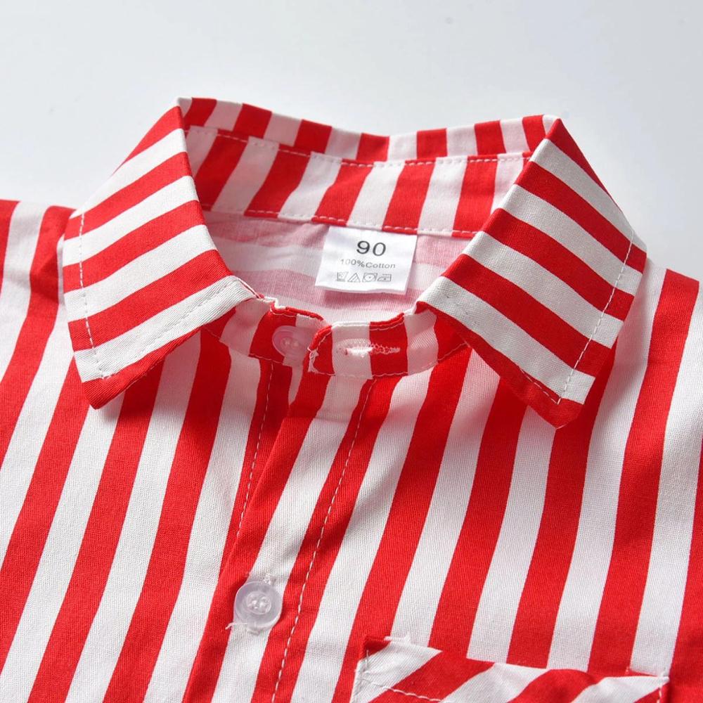 Festiwal chłopcy oficjalne garnitury dziecięce ślubne zestawy imprezowe dżentelmen koszule w paski + spodnie na szelkach stroje ubranie dla dzieci